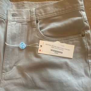 Gen Teal Clubhouse Stretch 5 pocket pant British Grey